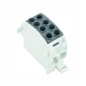 Weidmüller Distribution Block 2 Way, 1 kV AC, 1 kV DC, 202A, Black, Model 1561630000