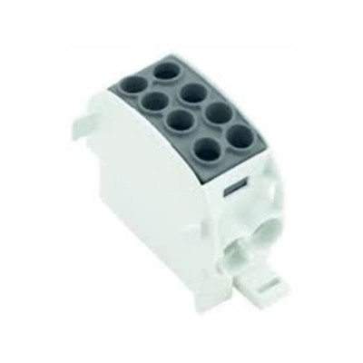 Weidmüller Distribution Block 2 Way, 1 kV AC, 1 kV DC, 202A, Black, Model 1561630000