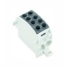Weidmüller Distribution Block 2 Way, 1 kV AC, 1 kV DC, 202A, Black, Model 1561630000