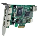 StarTech.com 4 Port USB Card PCIe USB 2.0 with 3 External and 1 Internal Ports PEXUSB4DP
