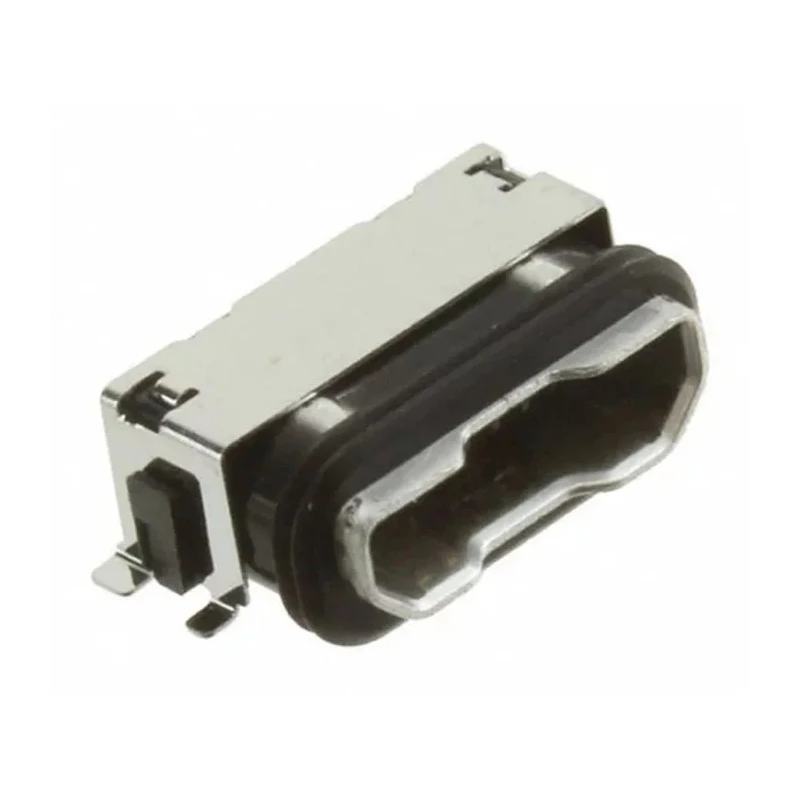 JST Right Angle Panel Female USB Type B Connector IPX7 Waterproof USB 3.1 UB-MC5BR3-SDWP604-4S-TF