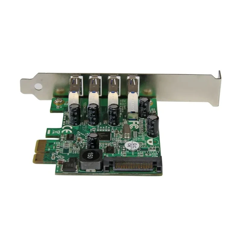 StarTech.com 4 Port USB 3.0 PCI Express Card with SATA Power Connector PEXUSB3S4V