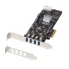 StarTech.com 4 Port USB Card PCI Express USB 3.0 PEXUSB3S44V