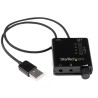 StarTech.com 5.1 Channel External USB 2.0 Sound Card with 3.5 mm Mini Jack Female Audio Connection ICUSBAUDIO2D