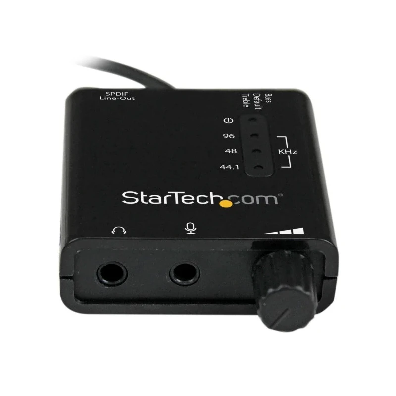 StarTech.com 5.1 Channel External USB 2.0 Sound Card with 3.5 mm Mini Jack Female Audio Connection ICUSBAUDIO2D