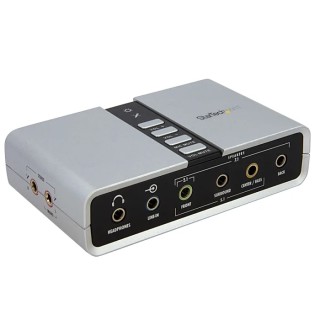 StarTech.com 7.1 Channel USB 2.0 External Sound Card ICUSBAUDIO7D