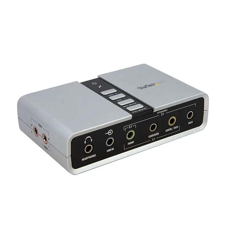 StarTech.com 7.1 Channel USB 2.0 External Sound Card ICUSBAUDIO7D