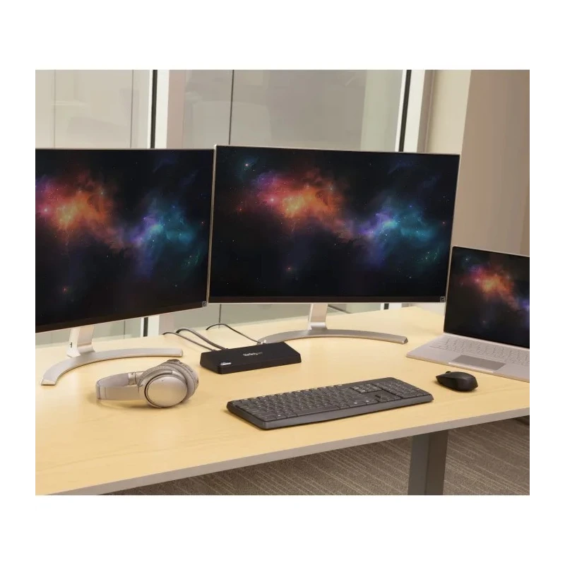 StarTech.com Dual Monitor USB 3.0 Docking Station with DisplayPort, HDMI, 4 USB Type A Ports USB3DOCKHDPC