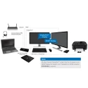 StarTech.com Dual Monitor USB 3.0 Docking Station with DisplayPort, HDMI, 4 USB Type A Ports USB3DOCKHDPC