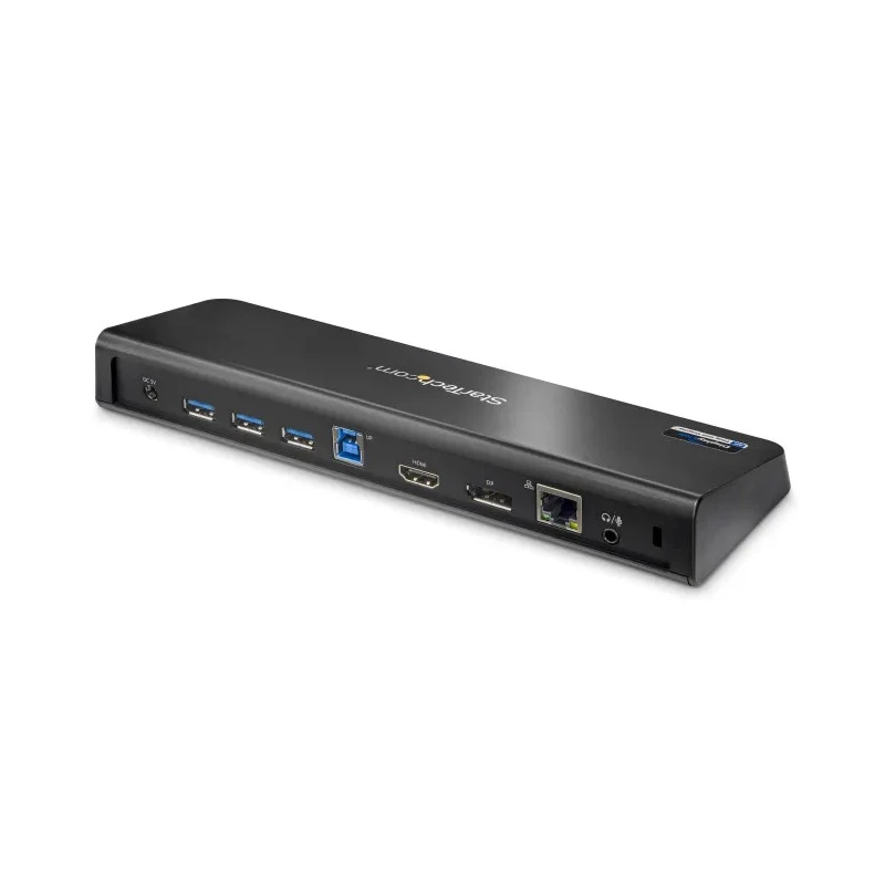 StarTech.com Dual Monitor USB 3.0 Docking Station with DisplayPort, HDMI, 4 USB Type A Ports USB3DOCKHDPC
