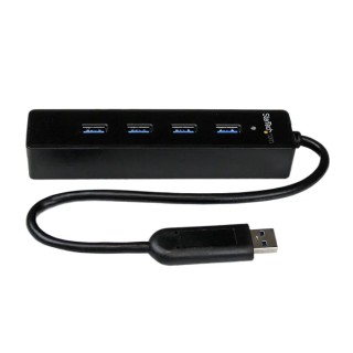 StarTech.com 4 Port USB 3.0 USB Hub, USB Powered, Dimensions 137 mm x 22 mm x 30 mm ST4300PBU3