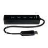 StarTech.com 4 Port USB 3.0 USB Hub, USB Powered, Dimensions 137 mm x 22 mm x 30 mm ST4300PBU3