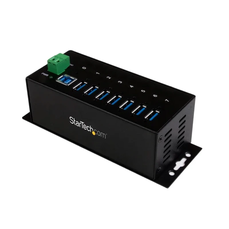 StarTech.com 7 Port USB 3.0 USB Hub Terminal Connector Powered 54mm Width 145mm Depth 45mm Height ST7300USBME