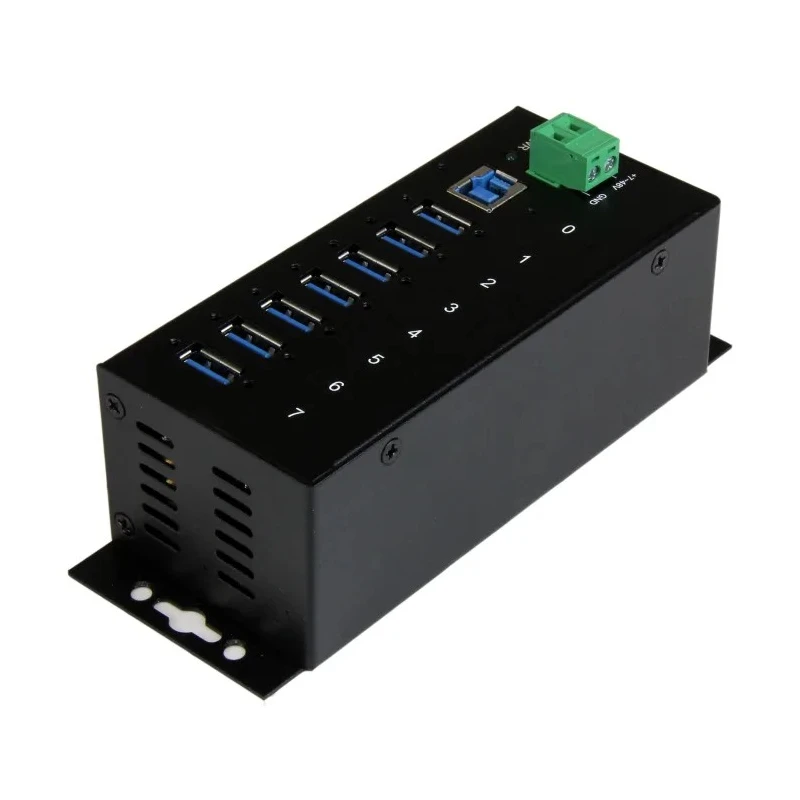 StarTech.com 7 Port USB 3.0 USB Hub Terminal Connector Powered 54mm Width 145mm Depth 45mm Height ST7300USBME