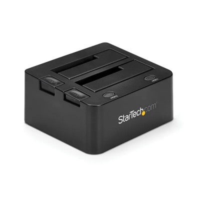 StarTech.com USB 3.0 Hard Drive Docking Station 2.5 & 3.5 inch SATA Dual Bay 148 x 132 x 70 mm SDOCK2U33