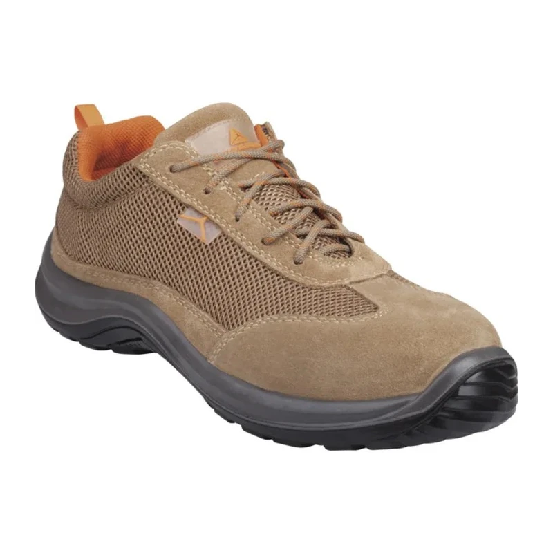 Delta Plus Unisex Beige Composite Safety Trainer Lace Up SRC Slip Resistant EN ISO 20345 EU 38 ASTIS1P