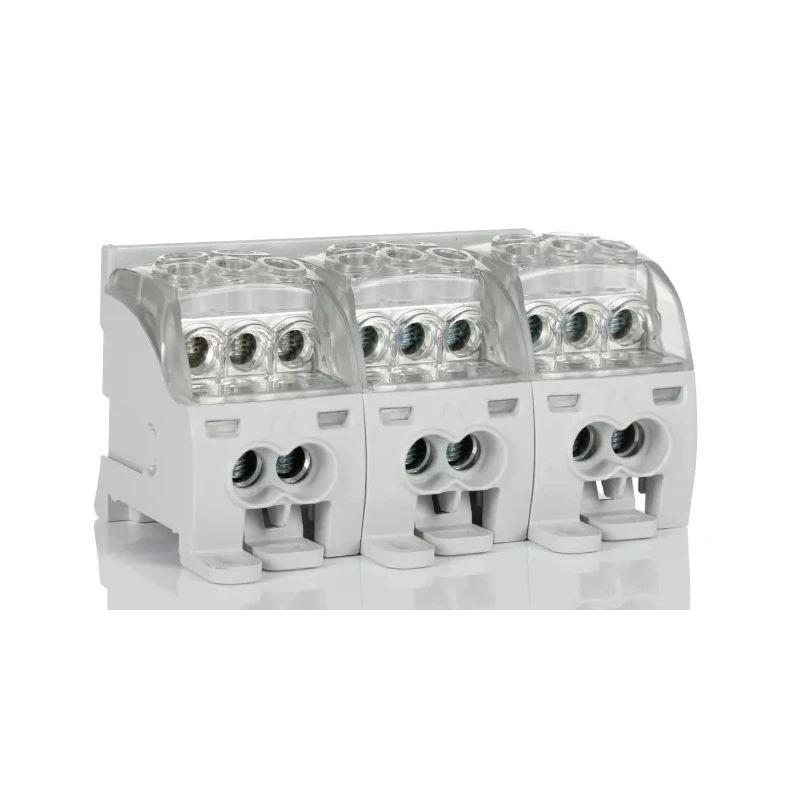 Weidmüller W Series Distribution Block Grey, 16mm², 25mm², 35mm² Cable CSA, 125A Current, 1-Level, Screw 1562190000