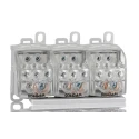Weidmüller W Series Distribution Block Grey, 16mm², 25mm², 35mm² Cable CSA, 125A Current, 1-Level, Screw 1562190000