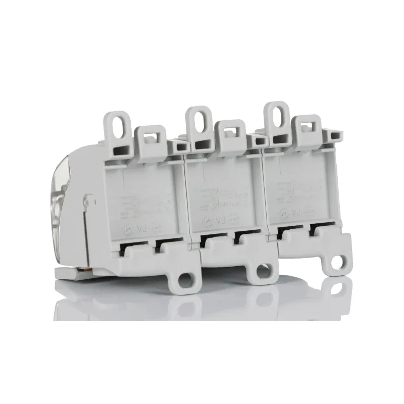 Weidmüller W Series Distribution Block Grey, 16mm², 25mm², 35mm² Cable CSA, 125A Current, 1-Level, Screw 1562190000