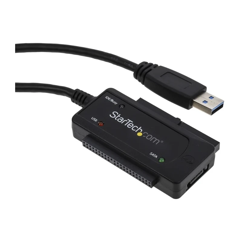 StarTech.com USB 3.0 SATA or IDE Hard Drive Adapter for 2.5 in and 3.5 in Drives 70 x 43 x 18 mm USB3SSATAIDE