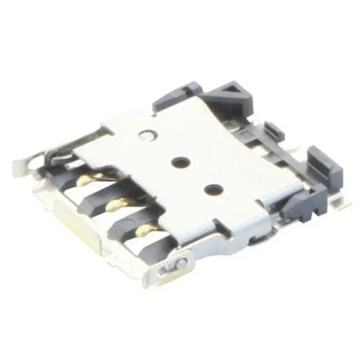 JST 6 Way Flip Cover Smart Card Memory Card Connector, Surface Mount, Solder Termination SCZW-7SA-1K(HF)