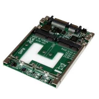 StarTech.com Hard Drive Adapter SATA Converter mSATA 6Gbps Data Transfer 97 x 70 x 7 mm 25SAT22MSAT