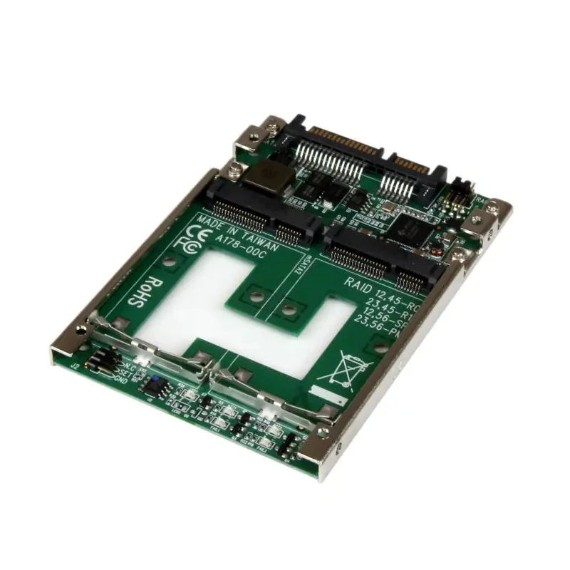 StarTech.com Hard Drive Adapter SATA Converter mSATA 6Gbps Data Transfer 97 x 70 x 7 mm 25SAT22MSAT