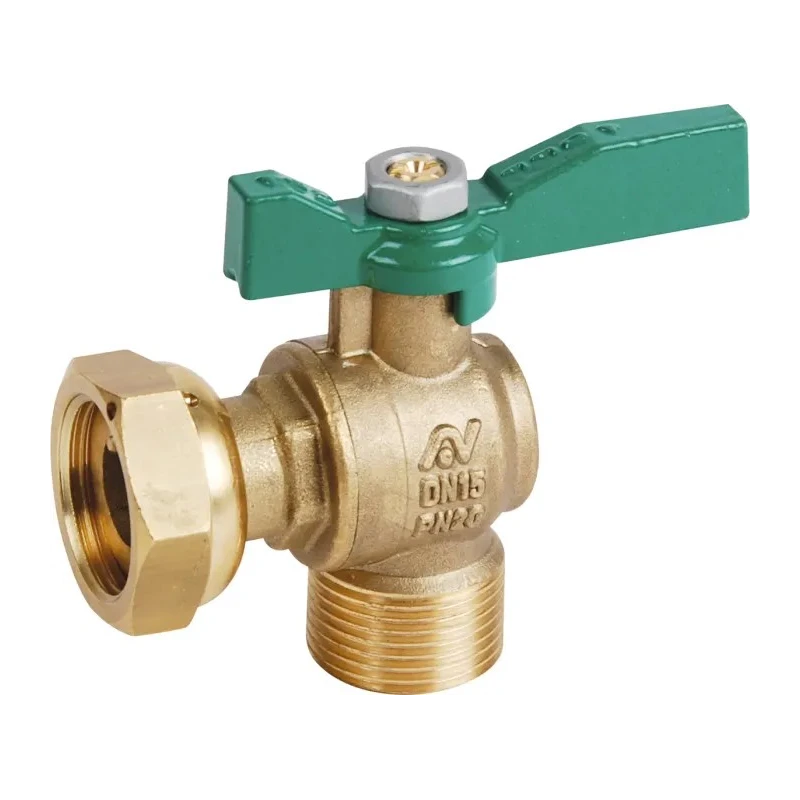 Sferaco Brass Stopcock BSP 3/4 in BSP Female 1/2 in 644055