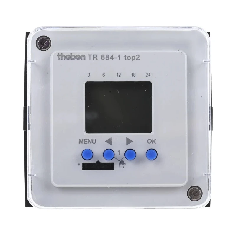 Theben Digital TOP2 Single-Channel Time Switch 240V AC with 56 Memory Spaces 