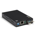 StarTech.com Gigabit Ethernet RJ45 to LC Fibre Media Converter Single Mode 2000 Mbps 10 km Distance ET91000SM10