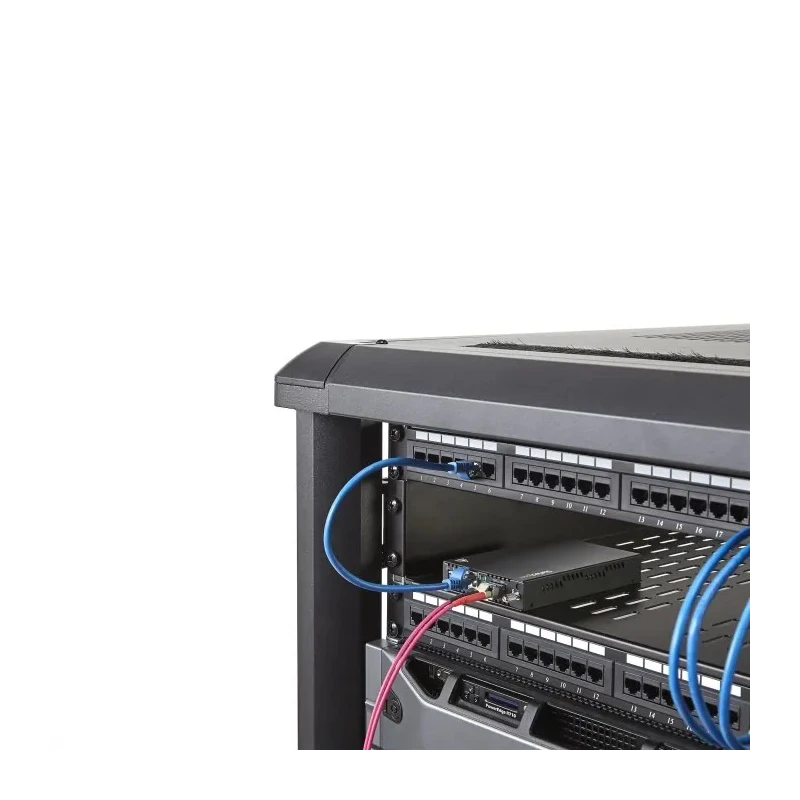 StarTech.com Gigabit Ethernet RJ45 to LC Fibre Media Converter Single Mode 2000 Mbps 10 km Distance ET91000SM10