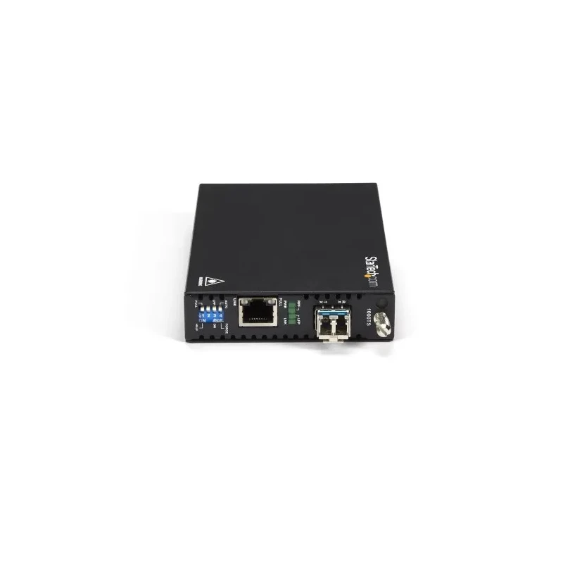 StarTech.com Gigabit Ethernet RJ45 to LC Fibre Media Converter Single Mode 2000 Mbps 10 km Distance ET91000SM10