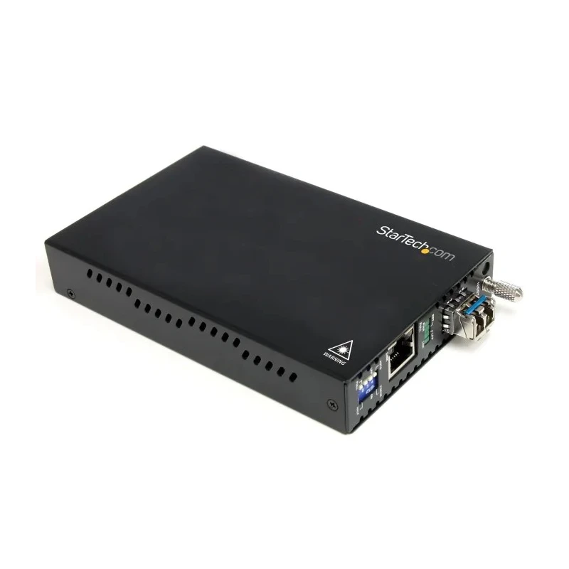 StarTech.com Multimode Ethernet Media Converter RJ45 LC, 1000Mbps Network Speed, Half Duplex Full Duplex 550m 