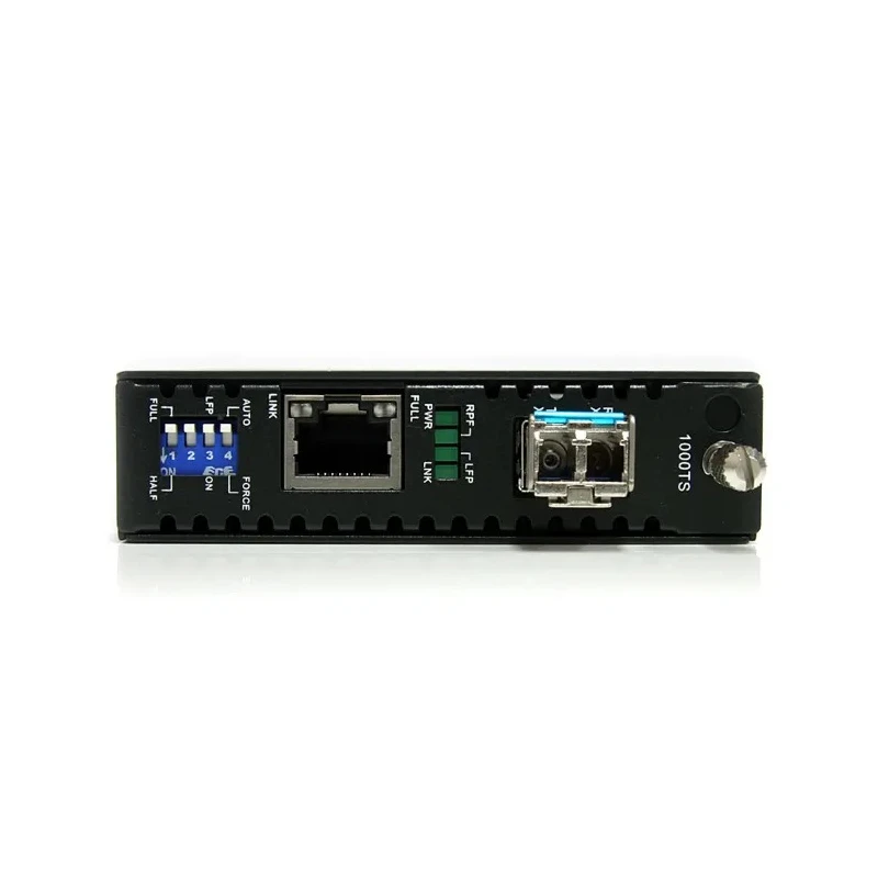 StarTech.com Multimode Ethernet Media Converter RJ45 LC, 1000Mbps Network Speed, Half Duplex Full Duplex 550m 