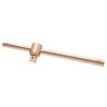 Facom 1 in Square Sliding T-Handle Socket T-Handle Copper Brazing Beryllium Copper Alloy 400mm Overall M.120SR