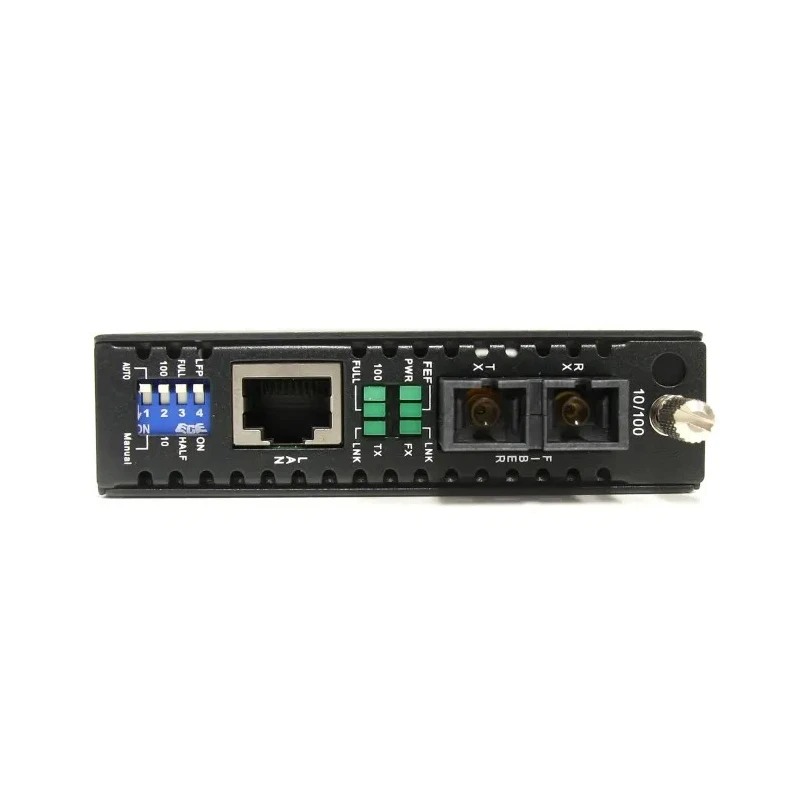 StarTech.com Ethernet RJ45 SC Multimode Media Converter 100Mbps Half Duplex Full Duplex 2 km 