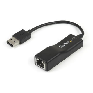 StarTech.com USB 2.0 100Mbps Network Speed USB Ethernet Adapter Black, 150 mm USB2100