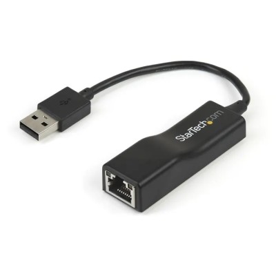 StarTech.com USB 2.0 100Mbps Network Speed USB Ethernet Adapter Black, 150 mm USB2100