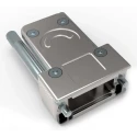TE Connectivity Die Cast Zinc Angled D-Sub Backshell Strain Relief 1-2308340-6