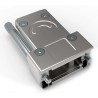 TE Connectivity Die Cast Zinc Angled D-Sub Backshell Strain Relief 1-2308340-6