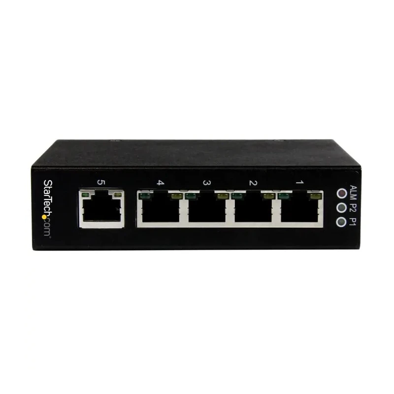 StarTech.com Unmanaged 5 Port Gigabit Switch 10/100/1000 Mbps 9K Jumbo Frame Support IES51000