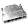 TE Connectivity Die Cast Zinc Angled D-Sub Backshell Strain Relief 1-2308345-6