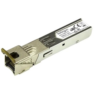 StarTech.com RJ45 Copper Transceiver Module 1Gbps, 100m Max Transfer Distance, TAA Compliant RJ45 