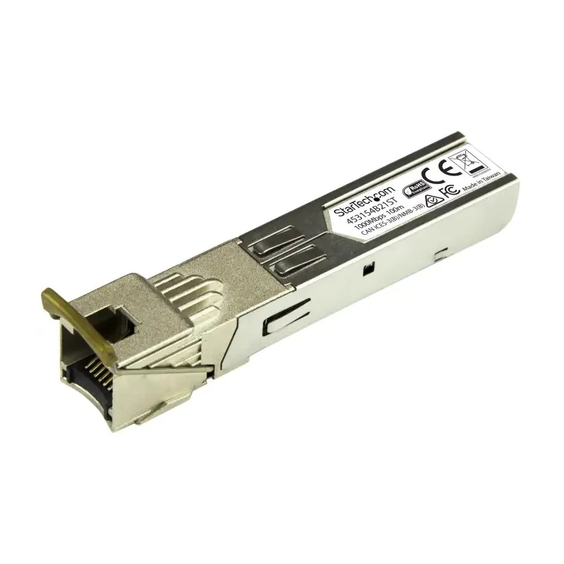 StarTech.com RJ45 Copper Transceiver Module 1Gbps, 100m Max Transfer Distance, TAA Compliant RJ45 