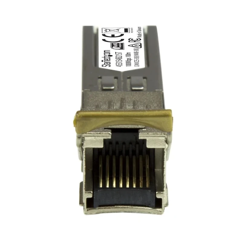StarTech.com RJ45 Copper Transceiver Module 1Gbps, 100m Max Transfer Distance, TAA Compliant RJ45 