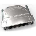TE Connectivity Die Cast Zinc Angled D-Sub Backshell Strain Relief 1-2308346-6