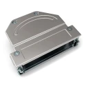 TE Connectivity Die Cast Zinc Angled D-Sub Backshell Strain Relief 1-2308346-1