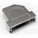 TE Connectivity Die Cast Zinc Angled D-Sub Backshell Strain Relief 1-2308342-1