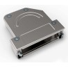 TE Connectivity Die Cast Zinc Angled D-Sub Backshell Strain Relief 1-2308342-1