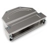 TE Connectivity Die Cast Zinc Angled D-Sub Backshell Strain Relief 1-2308345-1